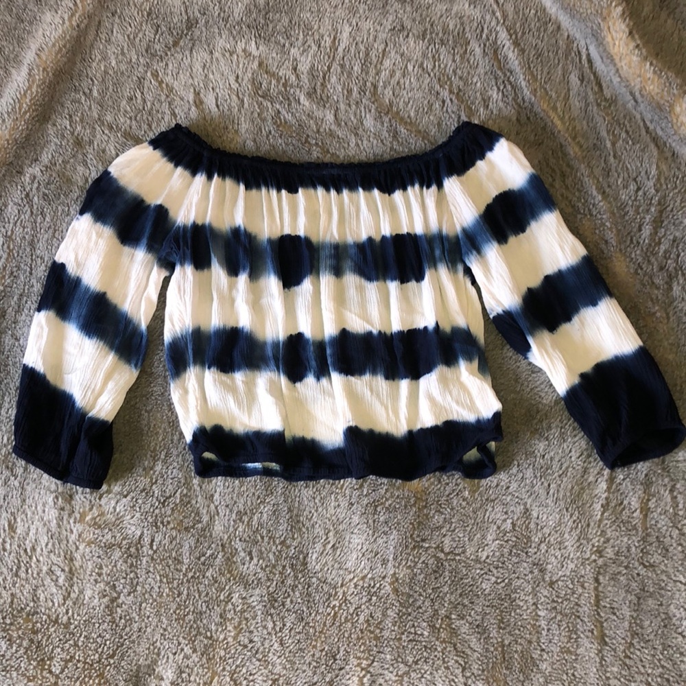 Off the shoulder crop top